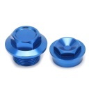 2PCS МОТОЦИКЛ ГАЙКА ОСІ ПЕРЕДНЯ M18X1.5 АЛЮМІНІЙ ЗАМІНА ДЛЯ M5  фото 11