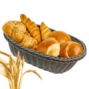 КОРЗИНА ДЛЯ СТОЛА ХЛЕБ СТОЛОВЫЕ ПРИБОРЫ ОВАЛЬНЫЙ СЕРЫЙ