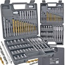 НАБОР СВЕРЛ И СВЕРЛ СПАЛЬНЫЕ СВЕРЛА ДЕРЕВЯННЫЙ МЕТАЛЛИЧЕСКИЙ ЧЕМОДАН 57 EL