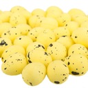 Jajka Styropianowe Nakrapiane 2,5cm Żół-Czar 50szt