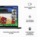 MacBook Pro 14&quot; M3 Pro 18GB/512GB Gwiezdna czerń Układ klawiatury UK (qwerty)