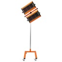 PROMIENNIK PODCZERWIENI VERS VERNIS 2X1KW AVEC COLONNE I KOLKAMIphoto 14