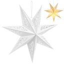 КУЛОН-ЛАМПА-ЗВЕЗДА Новогоднее украшение ДЛЯ РОЖДЕСТВЕНСКОЙ ЕЛКИ абажур | 45 см