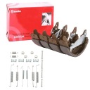 ТОРМОЗНЫЕ КОЛОДКИ+ПРУЖИНЫ SKODA FABIA FELICIA