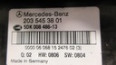 Mercedes W203 2035453801 modul samotný komfort Výrobca dielov Mercedes-Benz OE