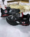 Chlapčenská ľahká športová obuv na suchý zips čierna 35 Značka Bessky