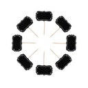 ДЕКОРАТИВНЫЕ ТОПЕРЫ ПАЙКЕР ДЛЯ ЗАКУСОК, 12 ШТ.