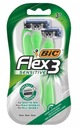Bic Flex 3 Sensitive holiaci strojček 3ks Dominujúca farba odtiene zelenej
