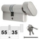 ВСТАВКА ДЛЯ РУЧКИ ЗАМКА 35/55 МАТОВЫЙ НИКЕЛЬ