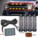LIGHTS WARNINGS LED STROBOSCOPE CONSOLE 12V-24V DO TRUCKS ATV  photo 9