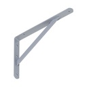 Уголок для полки СЕРЫЙ 300х200х4мм СТАЛЬ