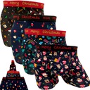 4 РОЖДЕСТВЕНСКИХ БОКСЕРСКИХ ШОРТЫ НАВЕРНЫЙ ПОДАРОК ​​НА НАЦИОНАЛЬНОЕ РОЖДЕСТВО