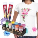 Koszulka Do Malowania S + Farby Do Tkanin + Pędzle
