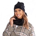 CZAPKA + KOMIN golf KOMPLET DAMSKI KOLORY WELUR