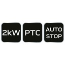 Elektrický keramický ohrievač PTC, 2kW nový m Druh elektrický