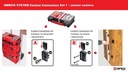 Upevňovací prvky pro řady ONE, PRO, PRIME – Qbrick System Custom Connectors SET 1 Třída těsnosti IP20