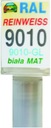 RAL 9010 БЕЛЫЙ МАТОВЫЙ БЕЛЫЙ ЛАК ДЛЯ ЦАРАПИН 10 МЛ ARASYSTEM