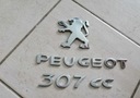 EMBLEMA INSIGNIA INSCRIPCIÓN PEUGEOT 307 CC 