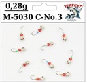МОРМЫШКА WOLFRAM M - 5030 C - №3 СЕРЕБРЯНЫЙ