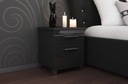 OLA ШКАФ СТОЛИК ЧЕРНЫЙ ГЛЯНЦЕВЫЙ KR