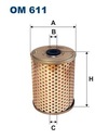 FILTRAS ALYVOS FILTRON OM611 nuotrauka 1