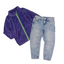 Komplet 98 spodnie jeansowe _ bluza miś