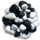 ЧЕРНО-БЕЛАЯ МИКС ГАЛЬКИ ТАССОСА