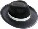 ШЛЯПА АЛЬ КАПОНЕ, ЧЕРНАЯ, 20-Е ГОДЫ, ВТОРОЕ КАЧЕСТВО