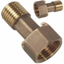 ПОЛУЗЕМЛЯНОЕ СОЕДИНЕНИЕ ДЛЯ ВОДОСЧЕТЧИКА 3/4x 1 ДЮЙМ ЛАТУНЬ