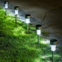Светодиодный садовый светильник SOLAR, DRIVEN IN POST, Inox SuperLED