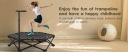 Фітнес Батути Trampolina Z Uchwytem 106 Cm 600 Kg