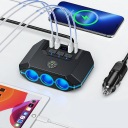 РОЗПОДІЛЮВАЧ АВТО ГНІЗДА ПРИКУРЮВАЧА 12-24V 3X USB 3.0QC USB-C 120W  (17322158152) фото min 11