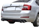 СПОЙЛЕР ЗАДНЕГО БАМПЕРА ДИФФУЗОР SKODA OCTAVIA MK3