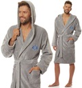 Спортивный уникальный приятный мужской халат с капюшоном xxl