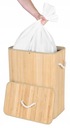 Kôš bambusový zásobník na bielizeň 2 komorový Hmotnosť (s balením) 2.55 kg