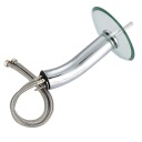 CUIVRE VERRE FLEXIBLE ROBINET AVEC FROIDE EAU VERSphoto 8