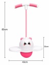 СТРИБУН POGO JUMPER М'ЯЧ ДЛЯ СТРИБКІВ JUMPING BALL РОЖЕВА ПАНДА ДЛЯ ДІТЕЙ З НАСОСОМ замовити в Україні