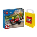 LEGO CITY č. 60410 - Hasičská záchranná motorka + Darčeková taška LEGO