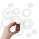 ЗЕРКАЛЬНЫЕ КОЛЕСА ДЛЯ СТЕНЫ PLEXI PLEX SILVER