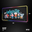 BT21 - Herná podložka / na stôl LED XXL (90 x 40 cm) Hrdina iný