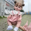 Cokela Silikonowa lalka reborn 55cm dziewczynka,3m+
