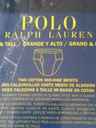 POLO RALPH LAUREN SLIPY MĘSKIE W 56 2 PAK CZARNE Fason Slipy