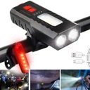 КОМПЛЕКТ ВОДОНЕПРОНИЦАЕМЫХ ФАР И ЗАДНИХ ФОНАРОВ ДЛЯ ДОРОЖНЫХ ВЕЛОСИПЕДОВ