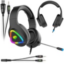 ИГРОВЫЕ НАУШНИКИ ДЛЯ ГЕЙМЕРОВ С МИКРОФОНОМ для ПК