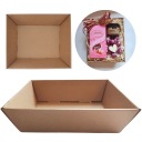 ПУСТАЯ КАРТОННАЯ ПОДАРОЧНАЯ КОРЗИНА ПОДАРОЧНАЯ ПОДСТАВКА ПОДАРОК