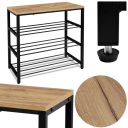 ТУМБА ДЛЯ ОБУВИ ПОЛКА ДЛЯ ОБУВИ СТЕЛЛАЖ ТВЕРДЫЙ