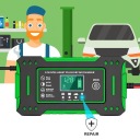 CHARGEUR AUTOMOBILE AUTOMATIQUE AVEC FONCTION RÉPARATION AKUMULATOROW 12V 24Vphoto 11