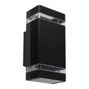 Lampa KINKIET Gu10 LED wewnętrzna IP20 CZARNA