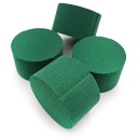 Цветочная губка Цилиндр 8х5см влажная, 4 шт.