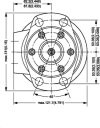 ДВИГУН ORBITALNY, ВАЛ Ø 32 MM 375CC 4-OTW. OMH400151H1005  (18823504652) фото min 4